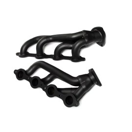 Unbranded SHORT HEADERS 02-13 for Chevy/GMC 1500 Trucks V8 4.8L/5.3L BLACK COATING