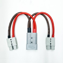 PAKA HAND TOOLS SB350 Gray to SB175 Gray Parallel Adapter Cable 2 AWG, Winch Cable,Made in USA,Heavy Duty