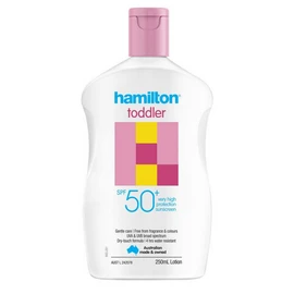Hamilton Sunscreen Toddler Lotion SPF50+ 250mL