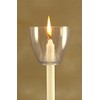 Clear Wind Cups with Candles - Made in USA