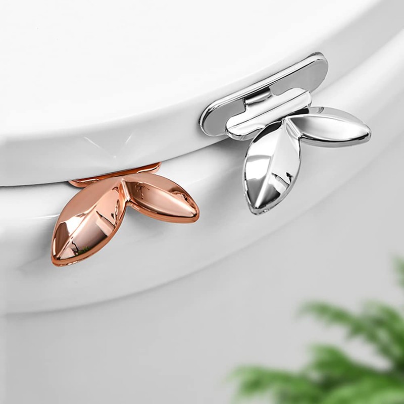 2Pcs Toilet Seat Handle - Avoid Touching Lid, Fashionable Bathroom