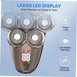 Manscape Electric Shaver Hair Removal Machine Men Razor Electric Trimmer Beard Clippers Head Shaving Machine Hair Trimmer Rustproof Portable Travel-Friendly Idea