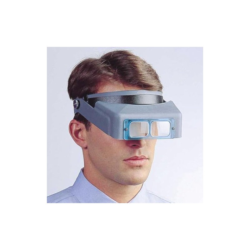 Donegan DA-5 OptiVisor Headband Magnifier, 2.5x Magnification, 8" Focal Length