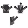 Aqbau Flag Holder 3 Compartments Flag Pole Holder Flag Wall