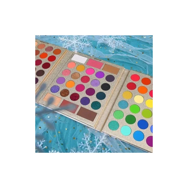 Paleta De Sombras Ojos Brillante Profesional Kit 86 Colores