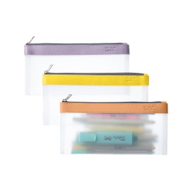 Mr. Pen- Clear Pencil Pouch, 3 Pack, Clear Pencil Case, Pencil Bags, Clear Pouch, Pencil Case for Kids Pencil Case, Clear Makeup Pouch, Kids Pencil Pouch, Pencil Cases, Clear Make Up Bag