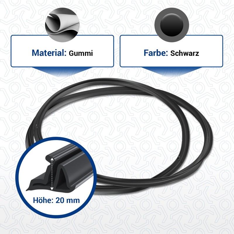 VIOKS Oven Seal Rubber Replacement for Amica Oven Seal 8066308