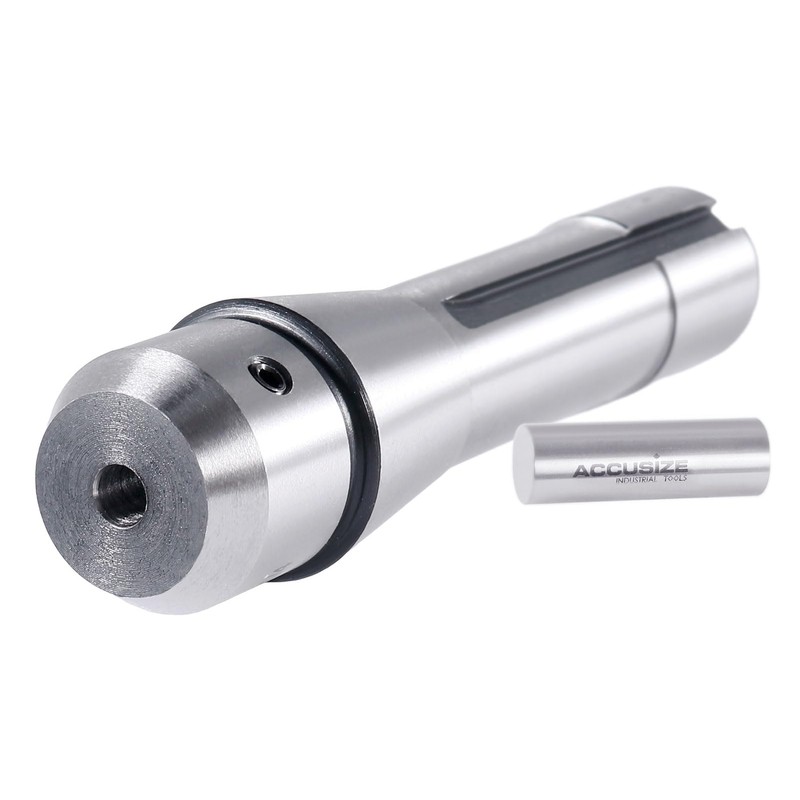 Accusize Industrial Tools 1/4'' R8 End Mill Holder, 7/16-20'' Drawbar