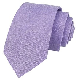Kihatwin Vintage Lavender Tie for Men Business Wedding Narrow Necktie for Adult Best Gift