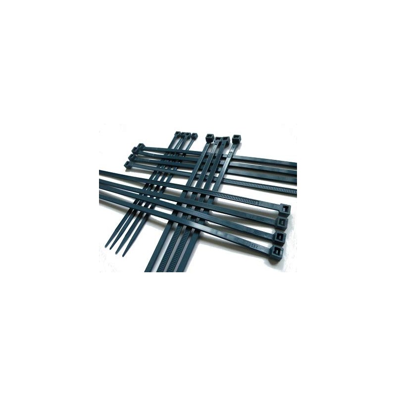 Detectable Cable Ties, 140 mm x 3.6 mm, Detectable, Blue,
