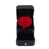 Red Rose Gift Box Soft Flocking Lifting Drawer Portable Jewelry
