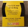 BRAWA 3108 Litze 0,14mm² 10m Ring schwarz