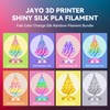 JAYO 3D Printer Filament Bundle, PLA Silk Filament Bundle Multicolor,