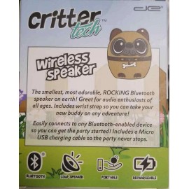 Critter Tech Wireless Speaker Dog Wireless Speaker (LOC 404 CR-8)