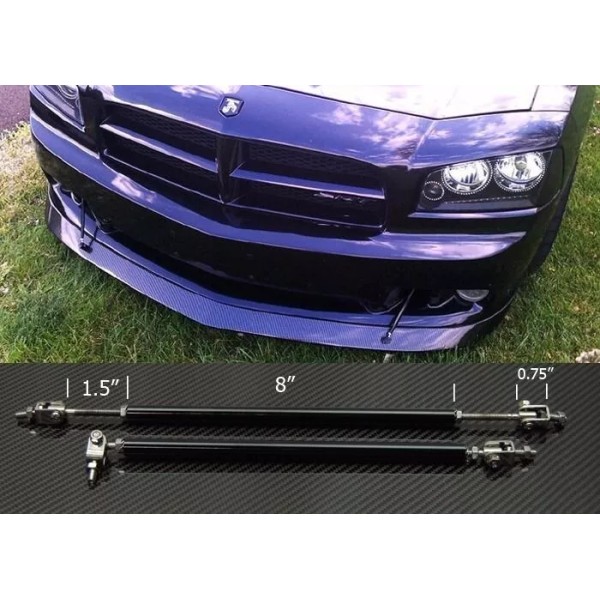 SDeelCase Black 8"-11" Strut Shock Rod Bar for Dodge Bumper