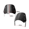 LisylineAuto Universal Motorcycle Windshield Deflector Windscreen Wind Protection Front Flyscreen