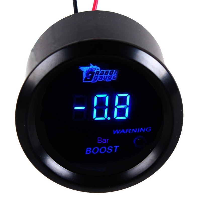 Etopars 2" 52mm Black Car Auto Digital Blue LED Light