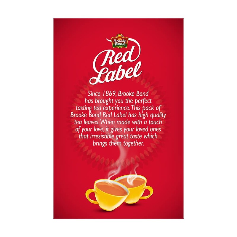 Brookebond Red Label Tea Chai 250 Grams Pack - India