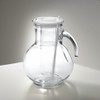 Bormioli Rocco Kufra Glass Pitcher with Ice Container and Lid,