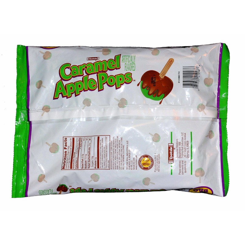 (pack of 4) Tootsie Caramel Apple Pops - 24Oz /38Pops