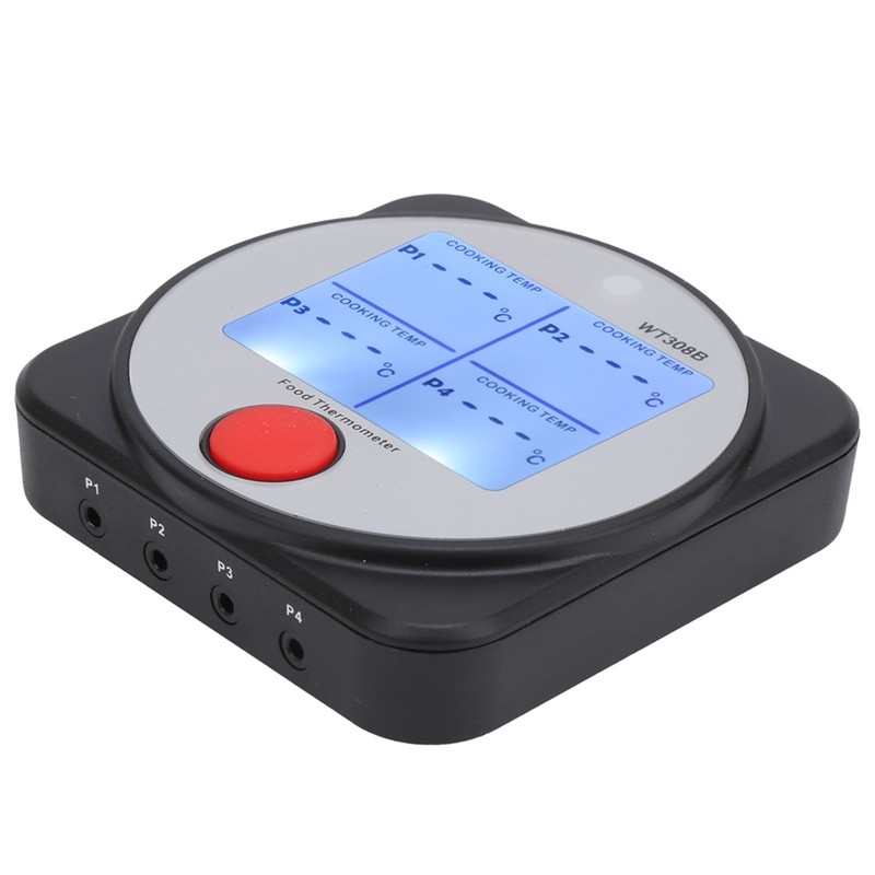WT308B ‑40~300℃ Digital Food Thermometer Wireless Stainless Steel Dual Probe