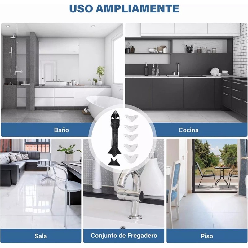 Baixi 35pza Herramientas De Calafateo De Silicona Para Cocina,baño