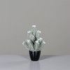Seidenblumen Roß Mini Christmas Tree with Snow and Ice 24
