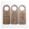 Made to Measure Do Not Disturb Hanging Door Knob Sign