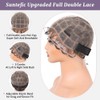 Suntefic Braided Wig Cap With Baby Hair Crochet Wig Cap