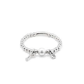 UNOde50 Llavestruz Bracelet, 17 centimeters, Metal, Pearl