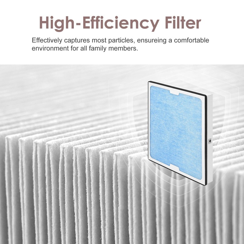 HSIAMEN 550 HEPA & Activated Carbon Filter Replacement Set Compatible