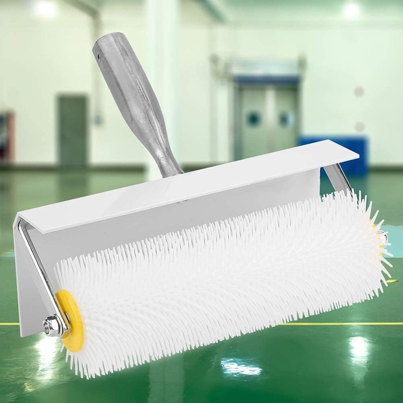 Vent Roller with Splash Guard, Spike Roller, Spiked Screed Composite