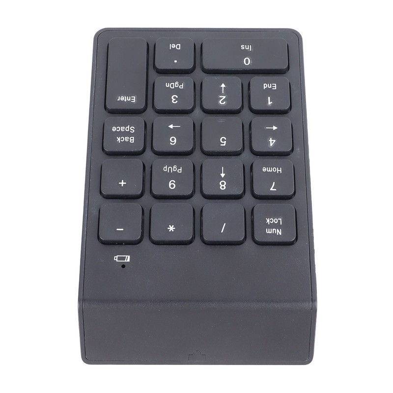 Wireless Number Pad BT5.0 Black 18 Keys Battery Powered Widely