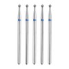 sourcing map 5pcs 120-140 Grits Diamond Grinding Bit 2mm Ball