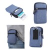 DFV mobile - Belt Multi-Functional Vertical Stripes Pouch Bag Case
