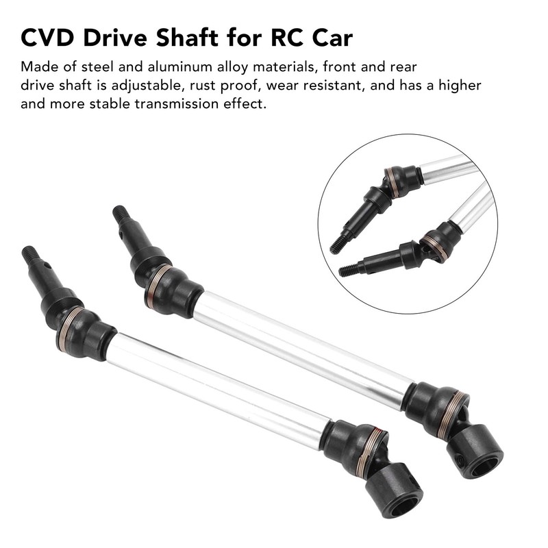 Front Rear Drive Shaft Driveshaft CVD for Arrma 1/8 Kraton