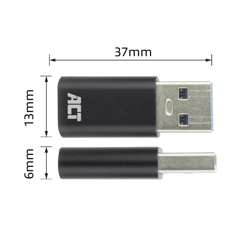 ACT USB to USB C Adapter, Universal USB 3.0-5Gbps, USB