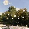 Pallerina 25Ft White Lantern String Lights with 10pcs G40 LED