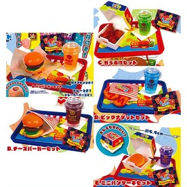 KIDS Toispi Fast Food Mascot [Set of 5 Types] Gacha Capsule Toy