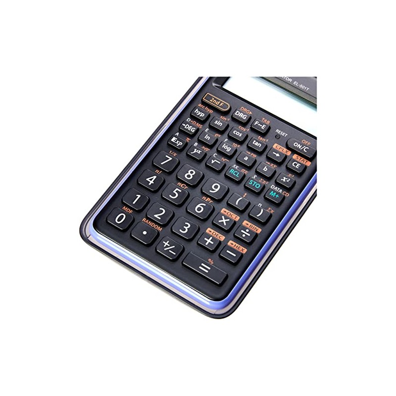SHARP CALCULATOR SCIENTIFIC EL501TBVL,Black