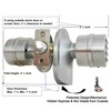 SoHoMiLL® Electronic Keypad Door Knob SoHo Mill® and Lock Set