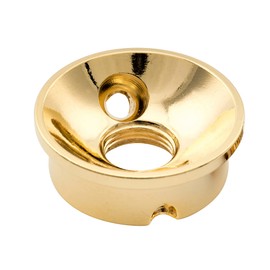 Musiclily Pro Metric 9mm Steel Guitar Jack Plate Electrosocket Jackplate for Import Tele/Telecaster Electric Guitar, Gold