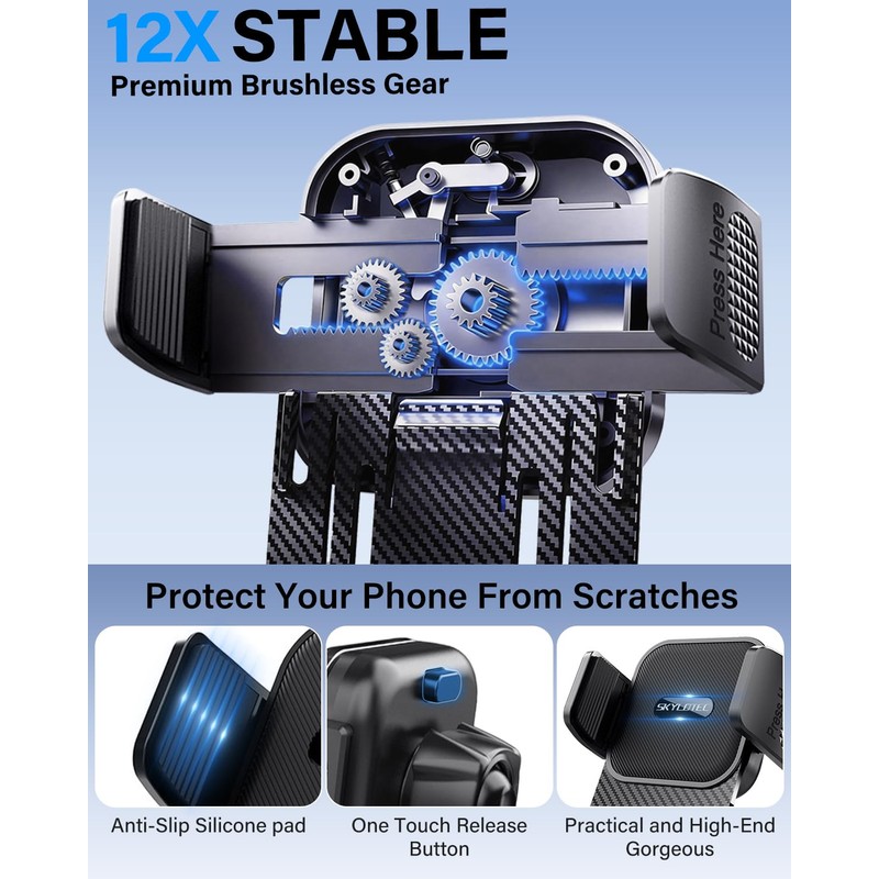 SKYLOTEC Car Phone Holder for Toyota RAV4 2013-2018 Accessories