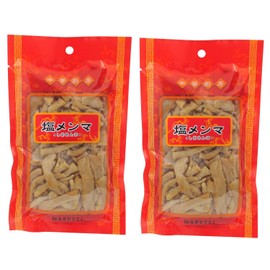 Marusei Chinese Kitchen Salt Menma, 7.1 oz (200 g) x 2 Bags