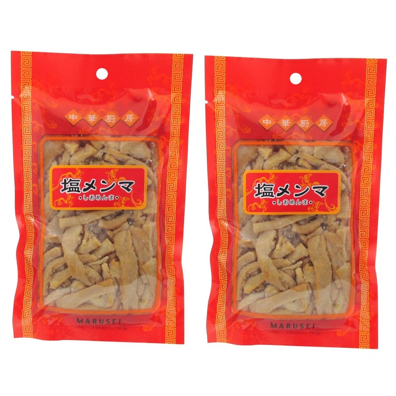 Marusei Chinese Kitchen Salt Menma, 7.1 oz (200 g) x
