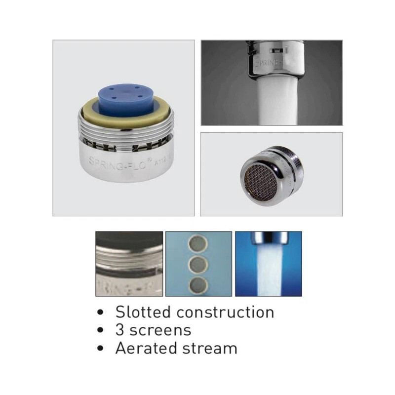 NEOPERL Spring Flo Faucet Aerator | 1.8 flow California Compliant
