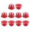 sourcing map Nylon Insert Hex Lock Nuts, 10pcs - M8