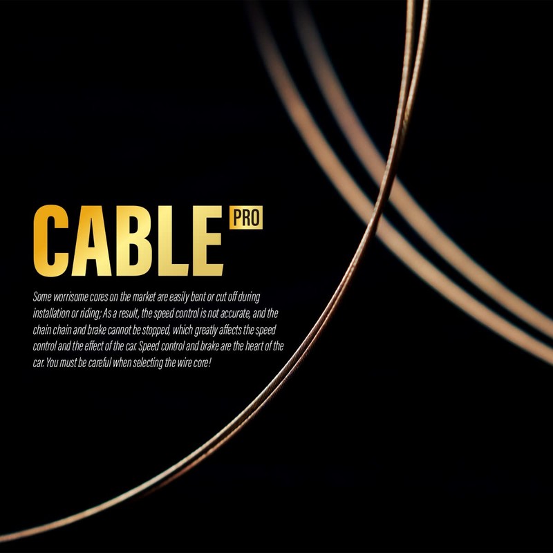 CNCLOL Pro Bicycle Shift Cable, Universal Bicycle Shift Cable for