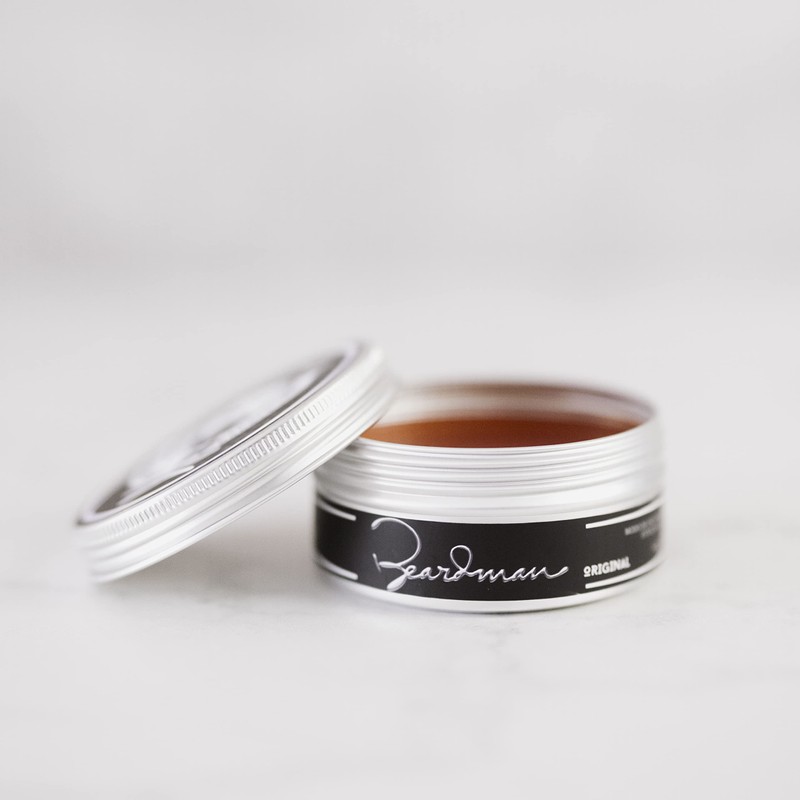 BEARDMAN - Pomada Original, Mejor Cera para Cabello y Peinado