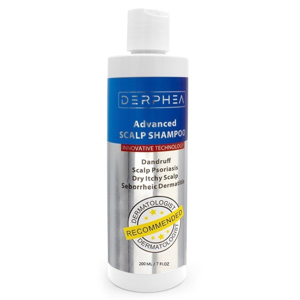 DERPHEA Dry Scalp Shampoo, Psoriasis, Seborrheic Dermatitis Shampoo,Safe Ingredients For